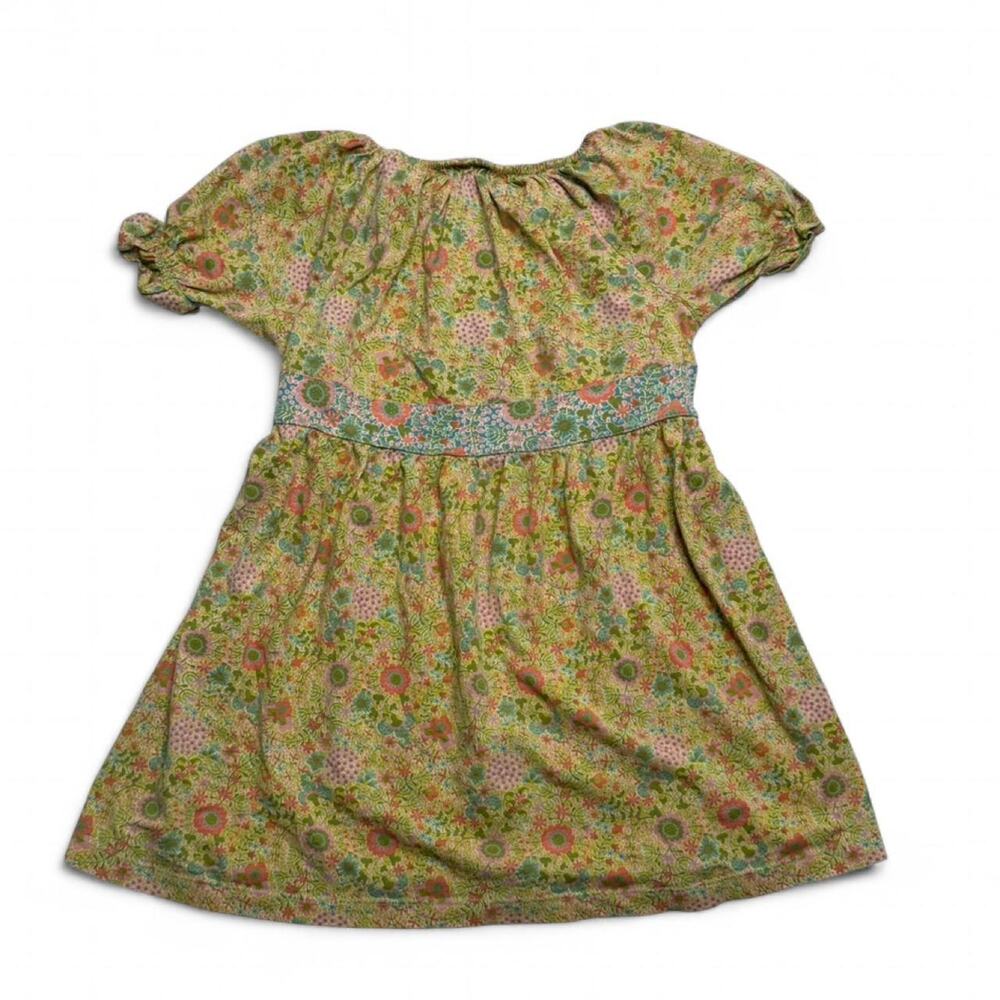 Flirt & Flitter yellow floral babydoll Indie Boho Cottage top ruffles size XS - Picture 6 of 7